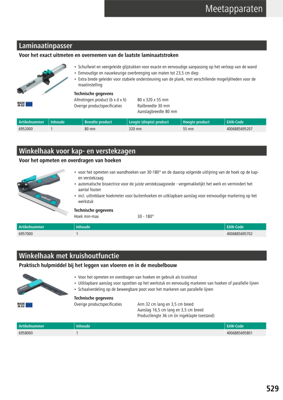 Wolfcraft Laminateinpasser 6952000