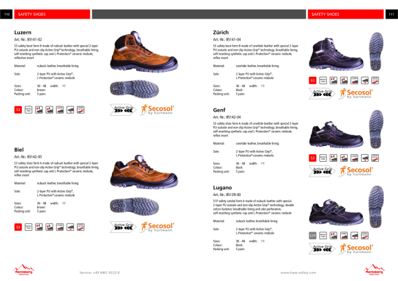Hase Sicherheitshochschuhe Remisberg Sherpa, Größe 36 52094-00 (T-361004)