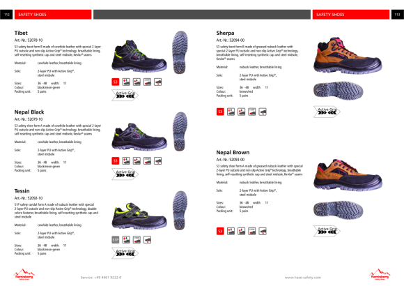 Hase Sicherheitshochschuhe Remisberg Sherpa, Größe 36 52094-00 (T-361004)