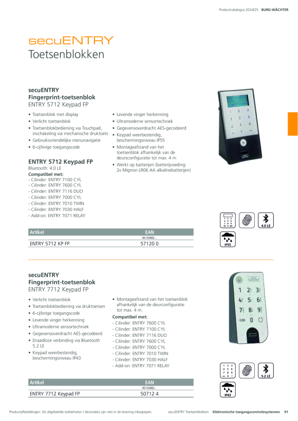 Burg-Wächter Passivtransponder ENTRY 7710 RFID 50710