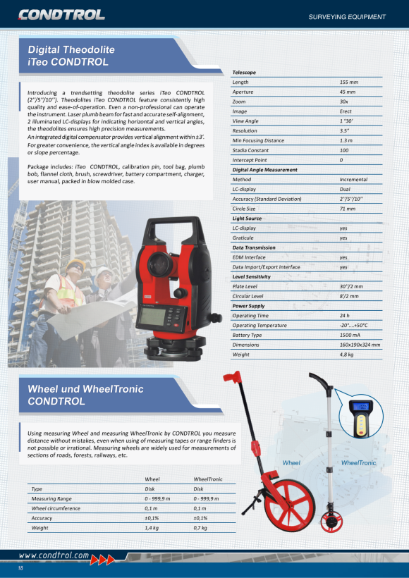 Condtrol Vermessungsinstrumente WheelTronic 2-10-05