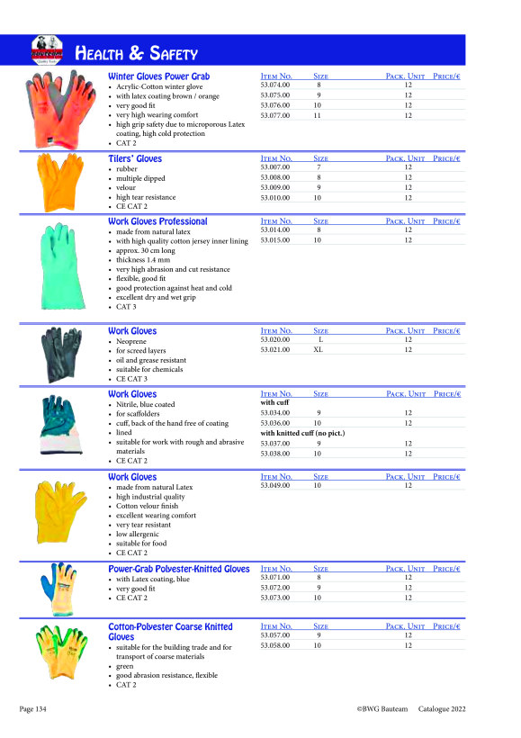 BWG Power Grab Polyester Gr. 9 53.072.00