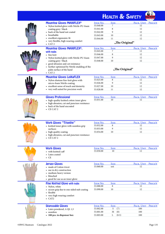 BWG Power Grab Polyester Gr. 9 53.072.00