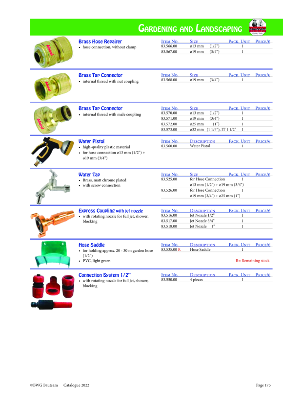 BWG Ersatzdichtung Gummi 83.515.00