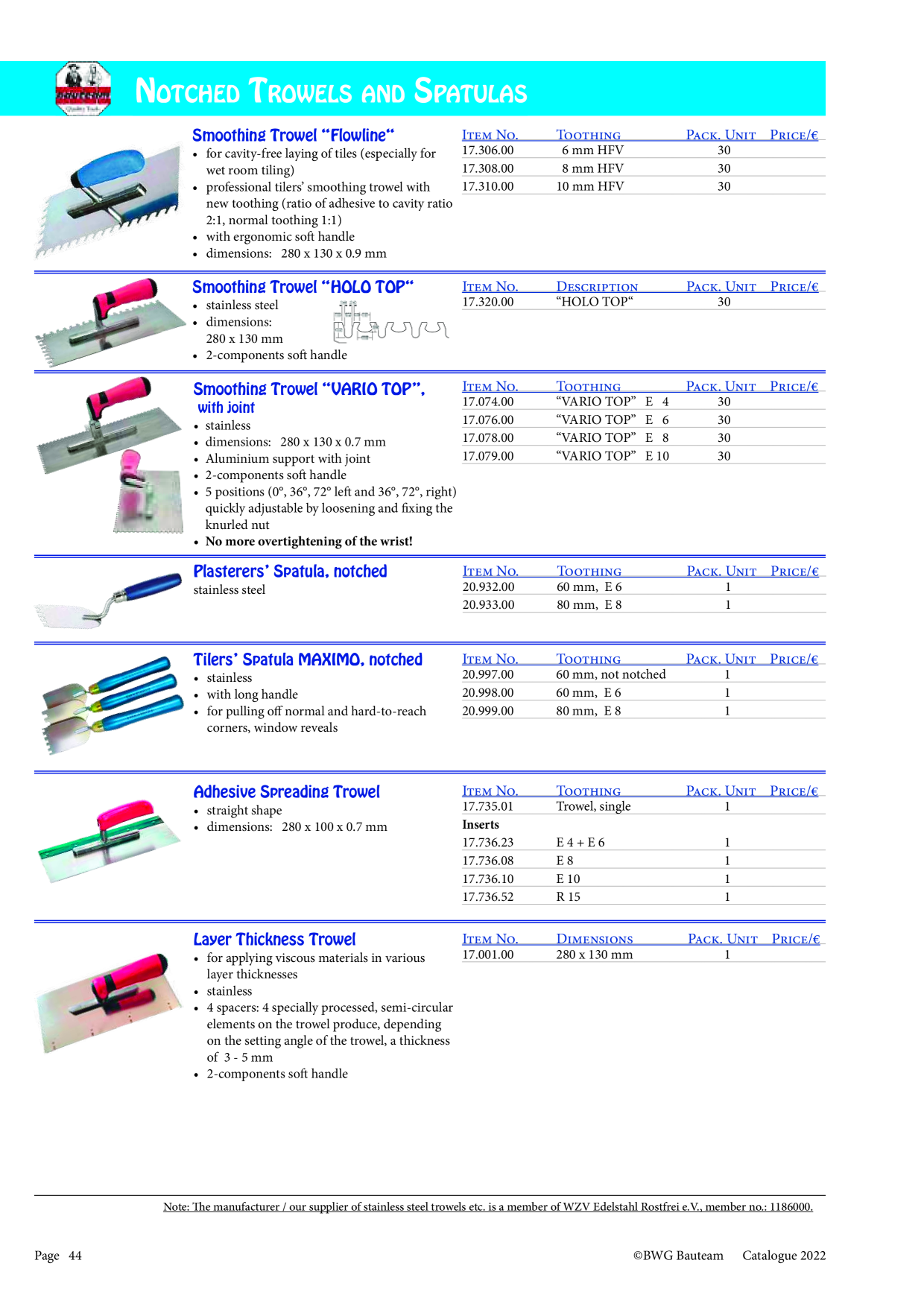 Anteprima del catalogo