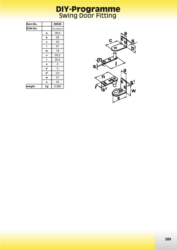 Betz Pendeltürbeschlag   83024110 80030