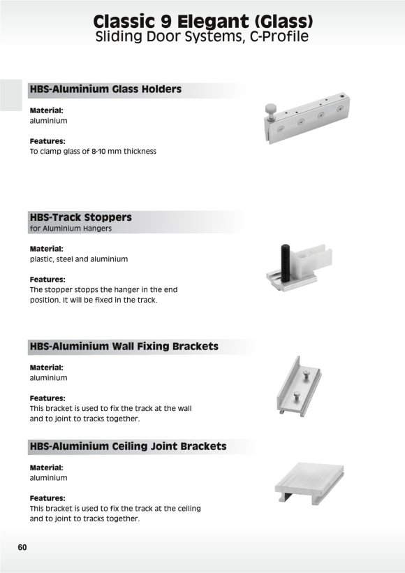 Betz Endstopper für Alu-Laufschiene 82157 85801