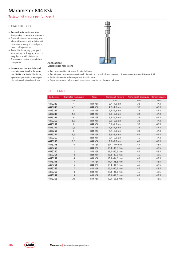 Mahr Sonda 844 KSk, 7,20 - 7,80 mm 4473252