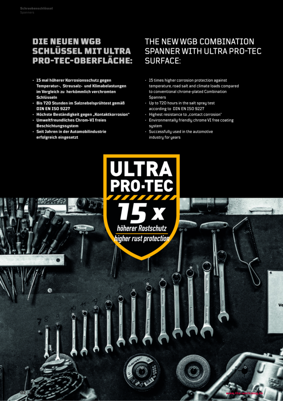 WGB PRO-TEC Ringmaulschlüssel, 9 mm 2260902