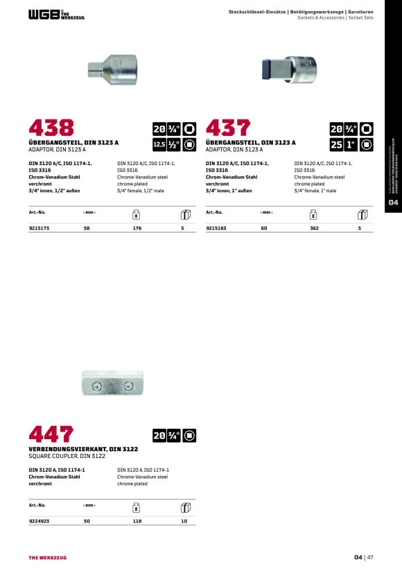 WGB Übergangsteil 60 mm 9215163