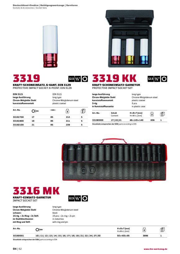 WGB TX Kraft-Schraubendreher-Einsatz-Garnitur, 8-teilig 33400001