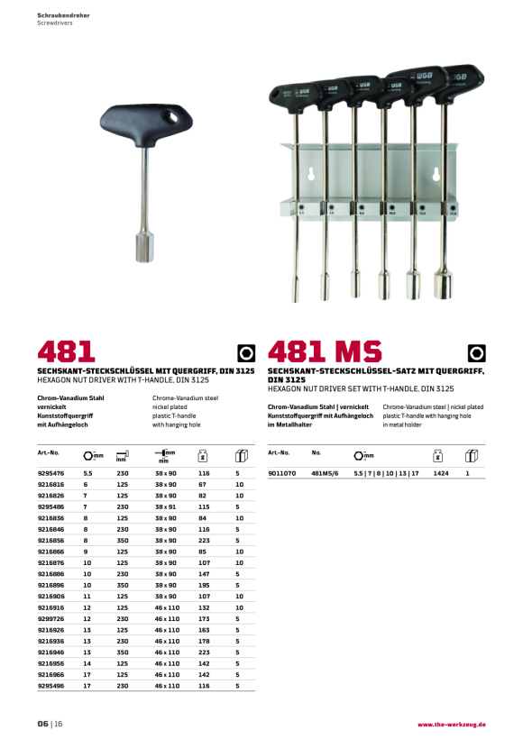 WGB BIT-SORTIMENT "IMPACT", ÄHNLICH NR.547, IN KUNSTSTOFFBOX 5470240