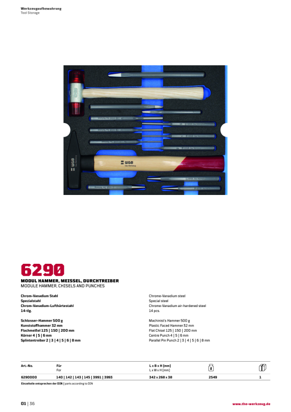 WGB Modul VDE-Schraubendreher, 9-teilig 6110000