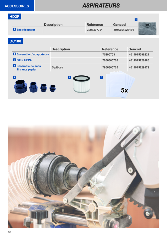 Scheppach Adapter-Set 75200703
