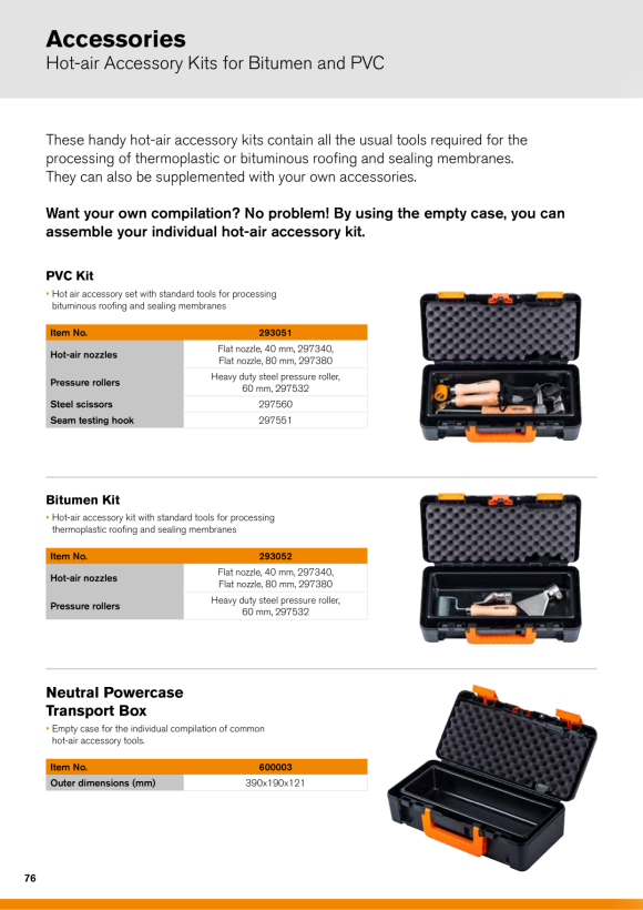Sievert Powercase Transportkoffer klein, leer 600003