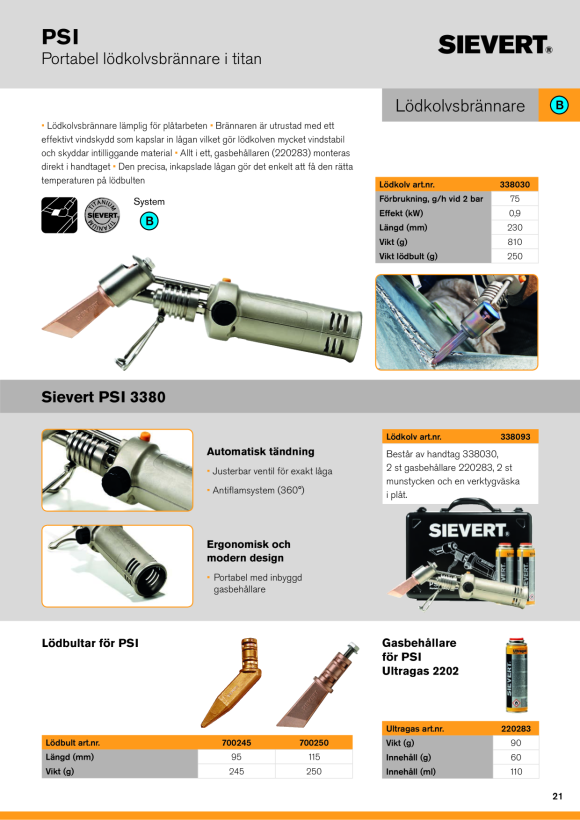 Sievert Promatic Titanium Lötkolben 337030