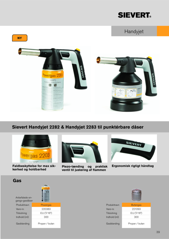 Sievert Schraubkartusche Powergas 175 gr.  220383 (T-868228)