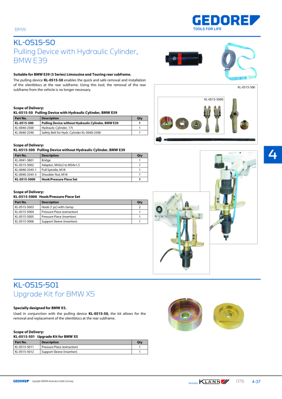 Gedore KLANN Carcasa KL-0161-4001