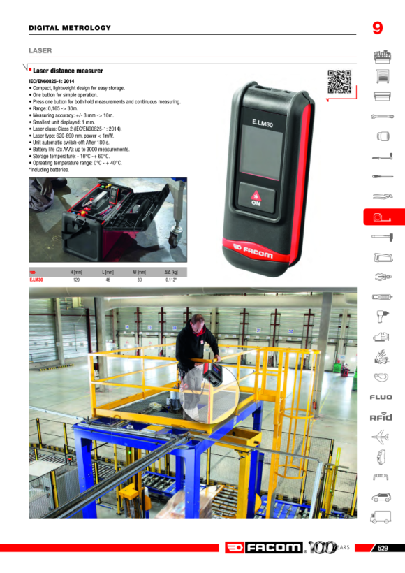 FACOM Druckluft-Schlagschrauber 1Z Pistole NM.3000FPB