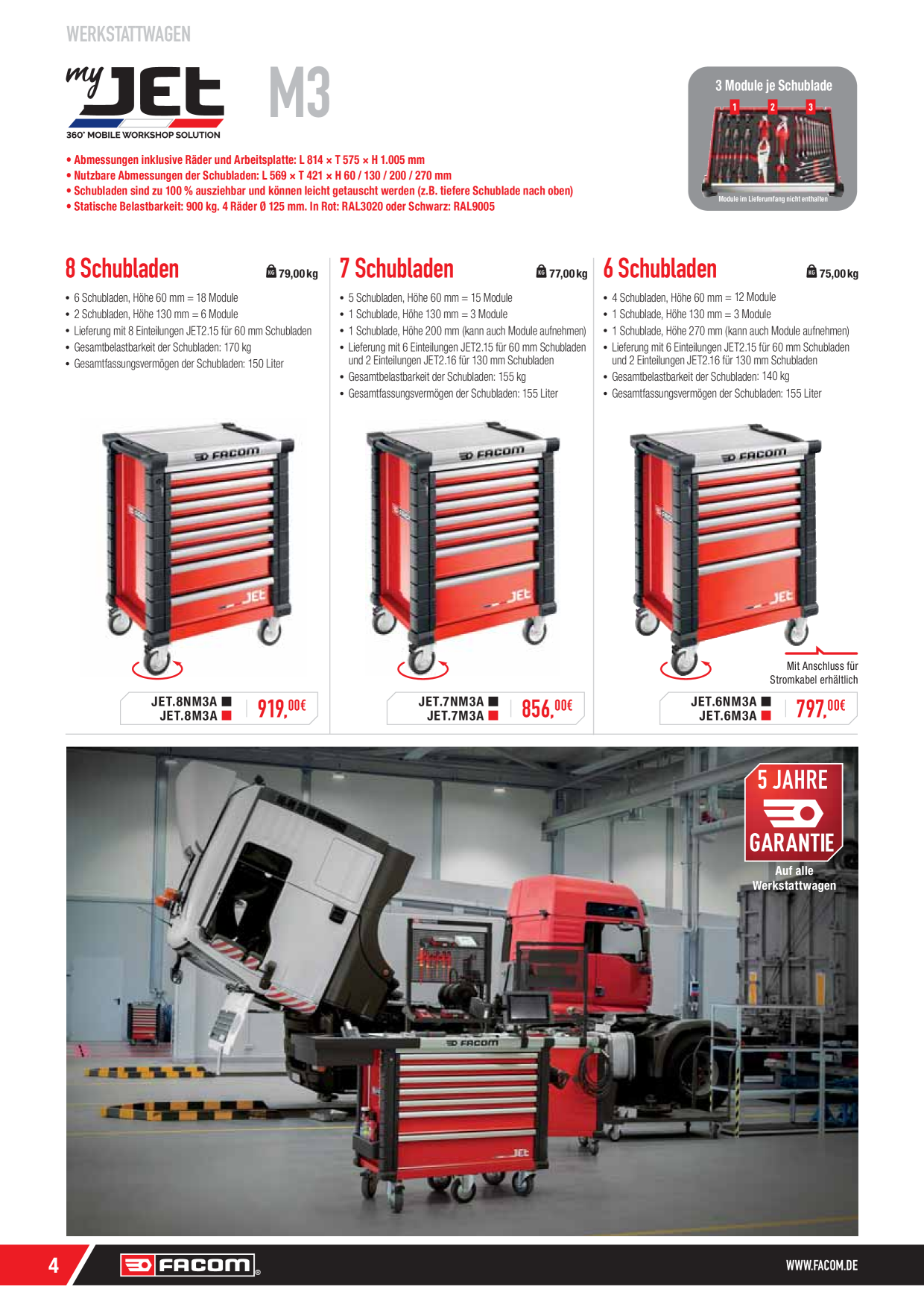 Katalog Industrie Automotive Werkstattwagen Aufbewahrung