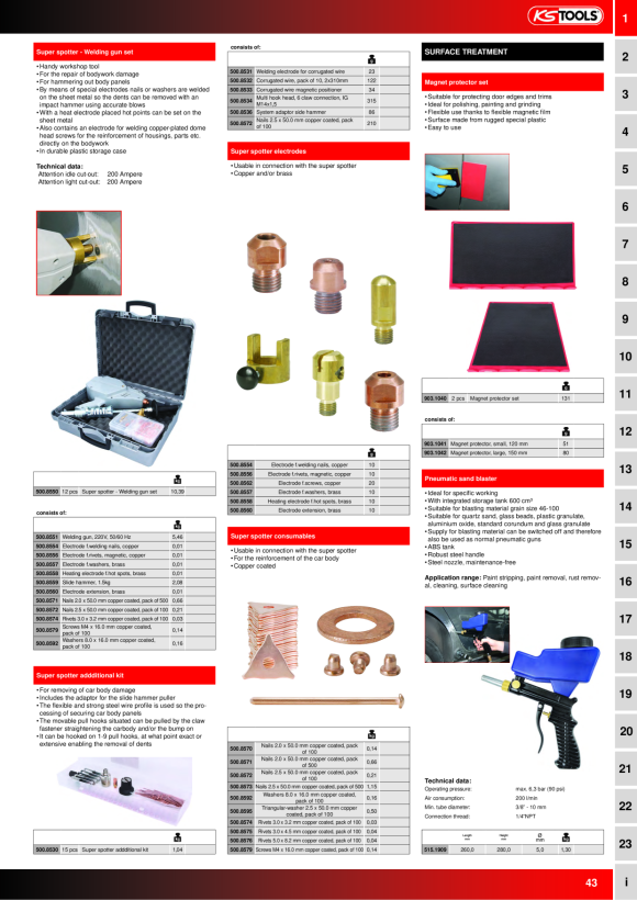 KS Tools Zámek a 2 klíče, číslo zámku 195 826.0007-R495P