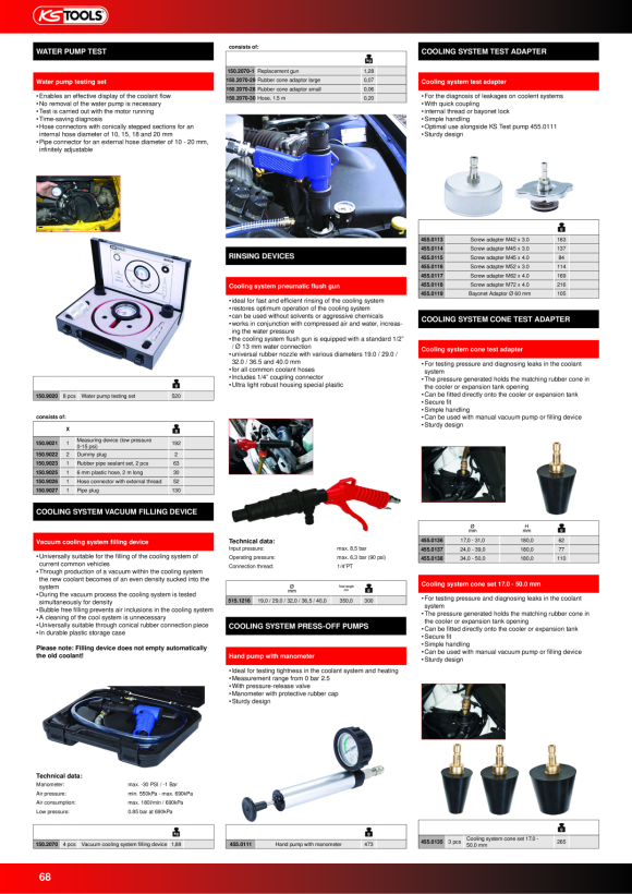 KS Tools Zámek a 2 klíče, číslo zámku 173 826.0007-R473P