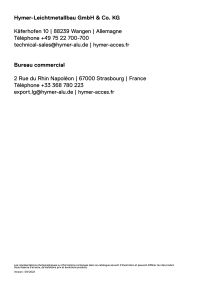 HYMER Auslegersatz, 4 Ausleger 54734