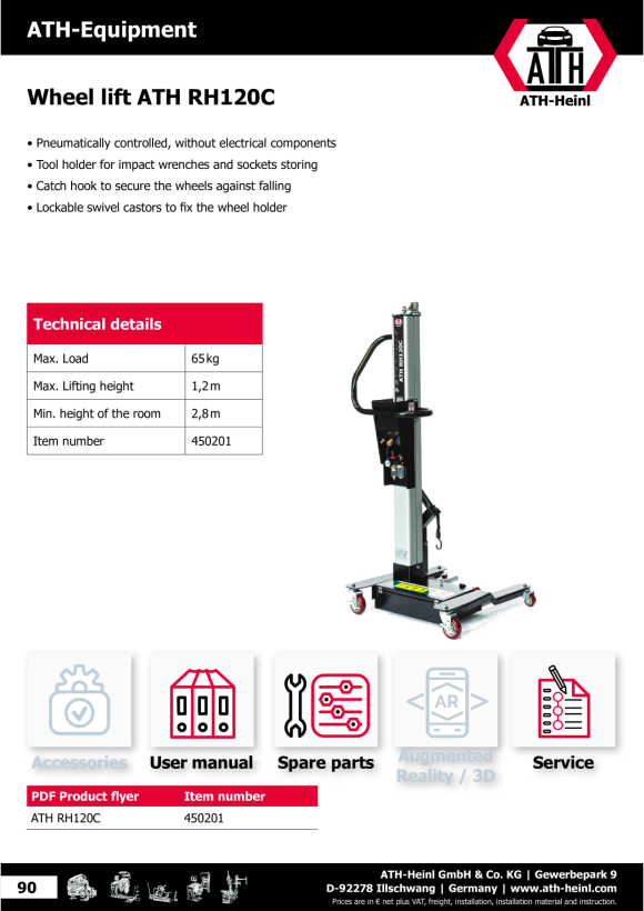 ATH-Heinl Radheber ATH RH120C 450201