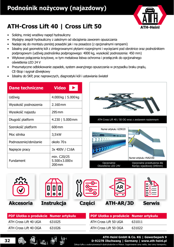 ATH-Heinl ATH Cross Lift 40 UGA 631025