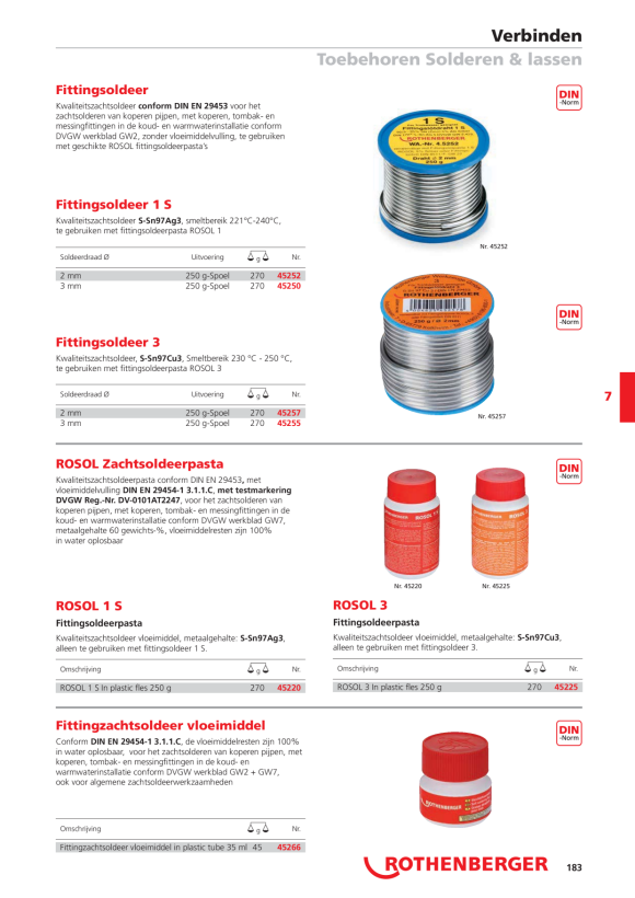 Rothenberger Soldeerborstel, breedte 13 mm 530261