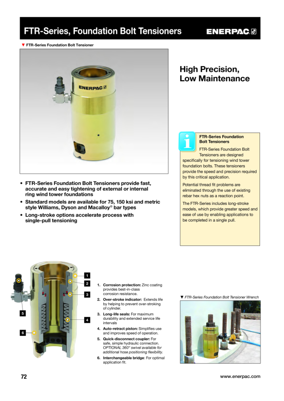 Enerpac MECHANISCHER ABZIEHER, 3 BACKEN, 8 TONNEN LGM308