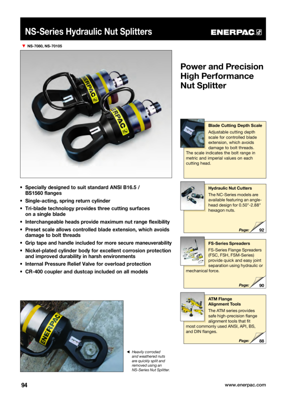 Enerpac NSH2432 SCHNEIDSPITZEN-SERVICE-KIT NSH2432CTK