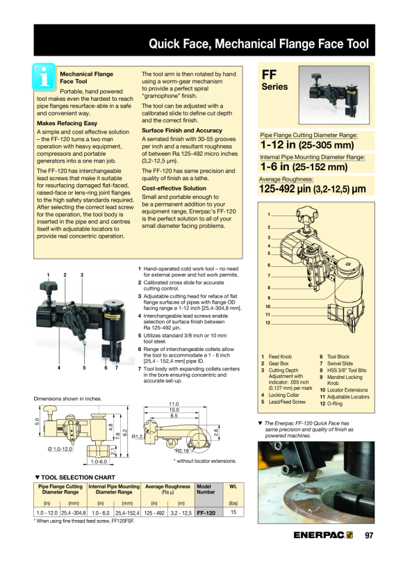 Enerpac Flaschenheber, 5 Tonnen, 150 mm Hub GBJ005A