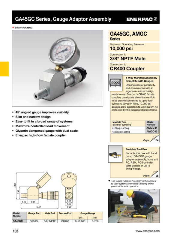 Enerpac SNUBBER-VENTIL NV251