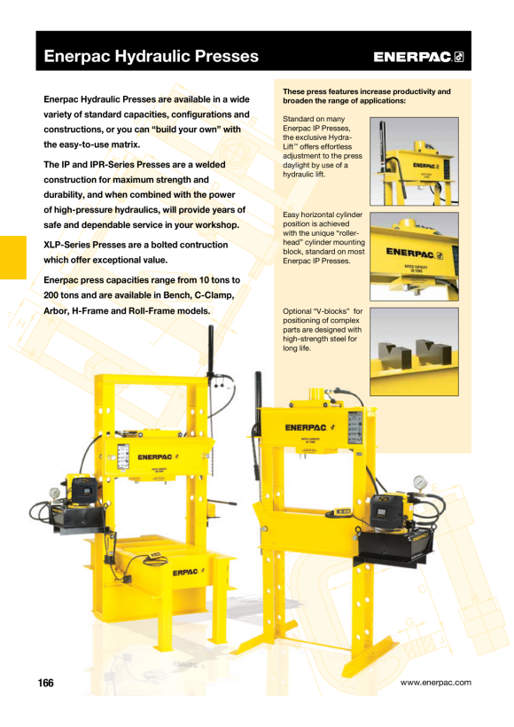 Enerpac FLANSCHMONTAGE MIT BEFESTIGUNGSMUTTER – 8-T-Zylinder BAD172