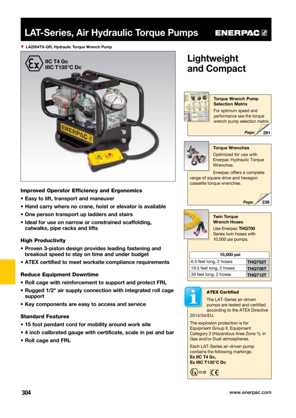 Enerpac LAT, KUGELSCHIENEN-KIT DD8365920K