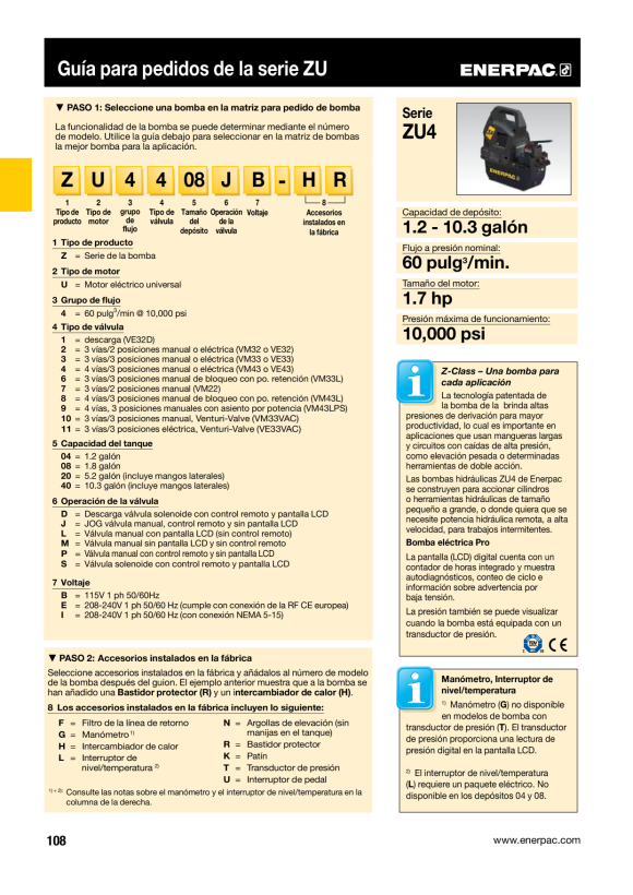 Enerpac Pumpenmontiertes Wegeventil, manuell, 3-Wege VM32