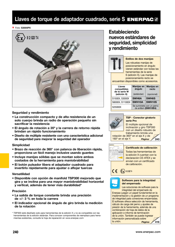Enerpac S3000X-WENDEWINKELANZEIGE AOT30