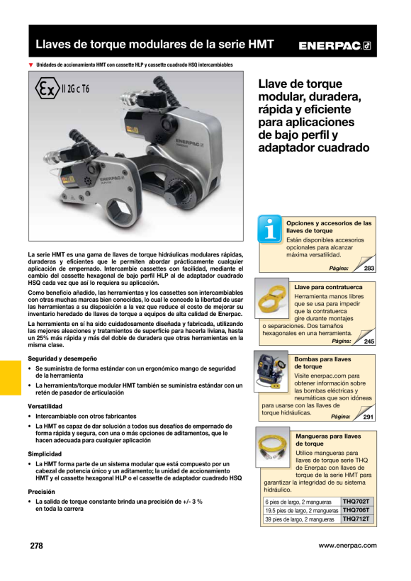 Enerpac VERLÄNGERTER REAKTIONSARM HLP7 HTE75