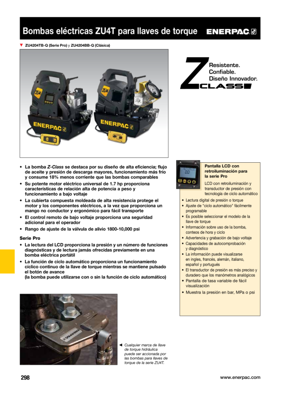 Enerpac  115VAC/1ph – 700 bar Parker Spin-On-Kupplungen ZU4204BB-Q