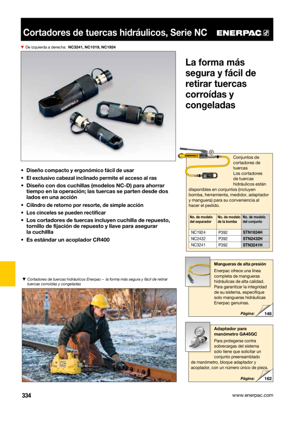 Enerpac Mutternschneider-Meißel-Ersatz NC2432 NCB2432