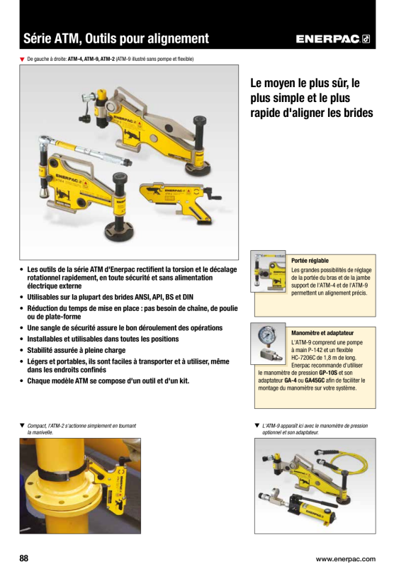 Enerpac FLANSCH-AUSRICHTUNGSWERKZEUG 9 TONNEN ATM9