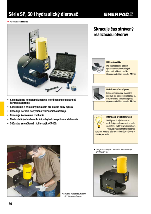 Enerpac FUSSMONTAGESATZ FÜR SP50100 SP120