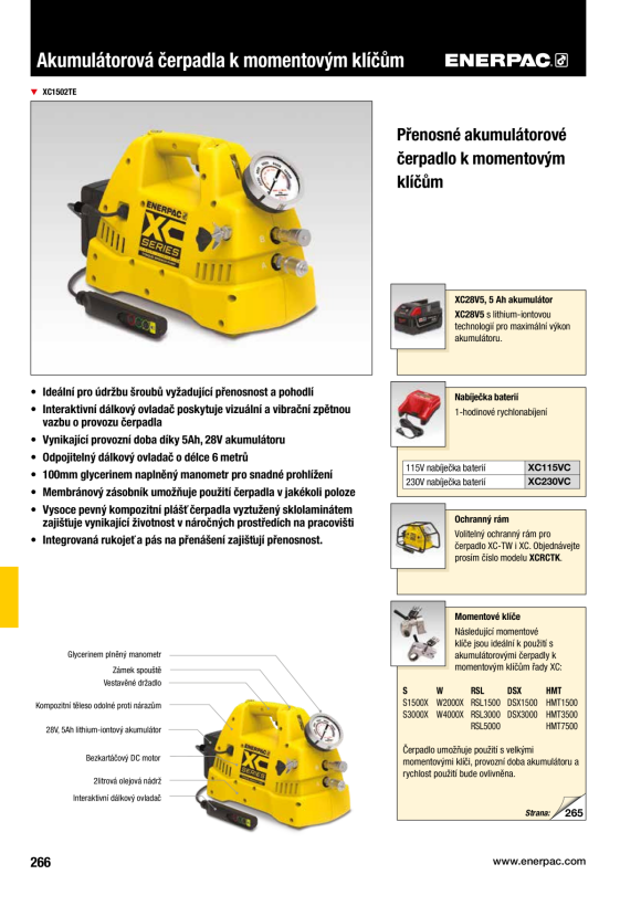 Enerpac BATTERIE, 28 VOLT XC28V5