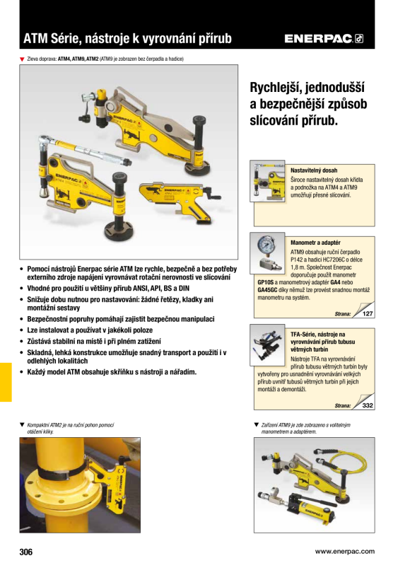 Enerpac FLANSCH-AUSRICHTUNGSWERKZEUG 9 TONNEN ATM9