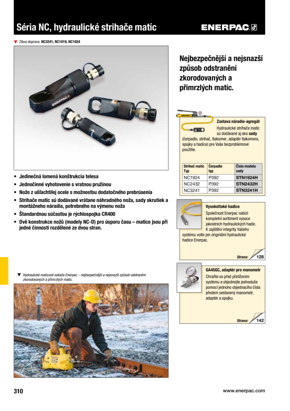 Enerpac Mutternschneider-Set STN3241H