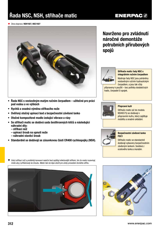 Enerpac NSH6575 SCHNEIDSPITZEN-SERVICE-KIT NSH6575CTK