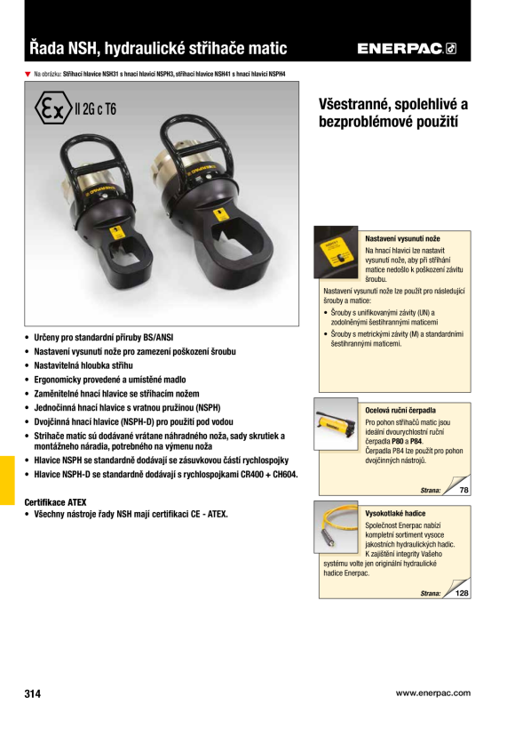 Enerpac MUTTERSPALTER-ANTRIEBSKOPF GRÖSSE 3 – DOPPELTWIRKEND NSPH3D