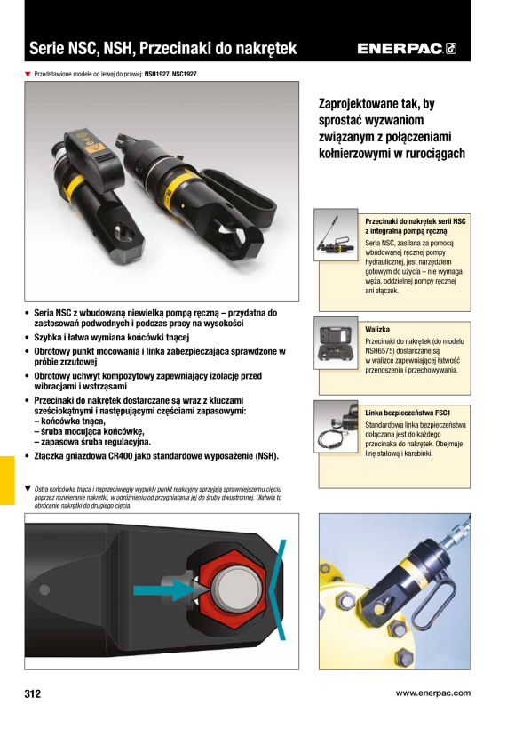 Enerpac NSH5065 SCHNEIDSPITZEN-SERVICE-KIT NSH5065CTK