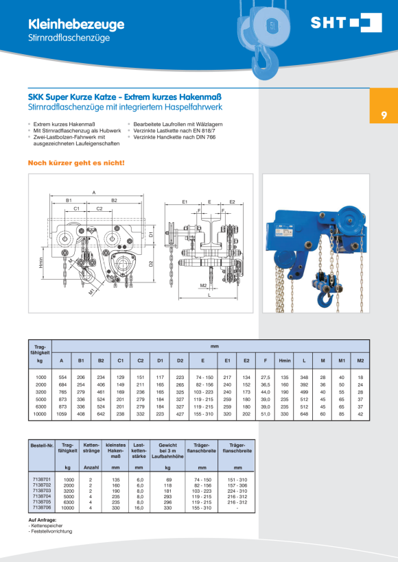 SHT Rollfahrwerk mit Ex-Schutz, verzinkt, Last(kg):500|Zone:Basic+Medium 751048
